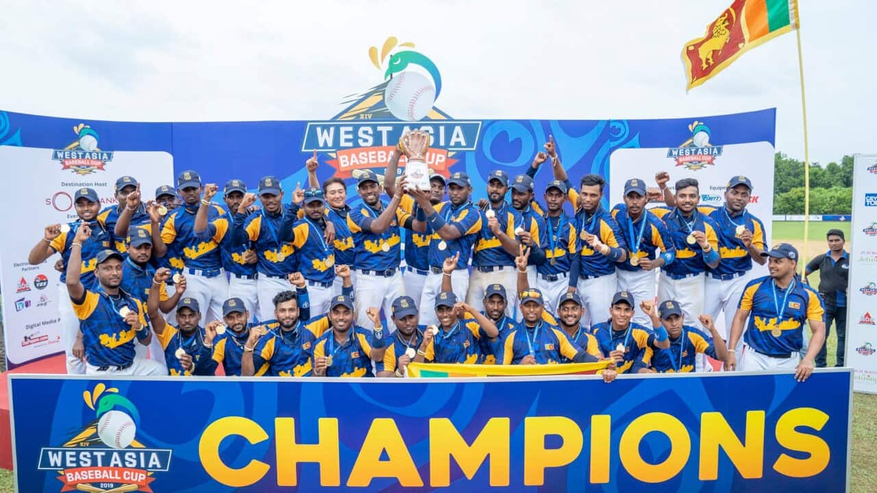 Sri Lanka crowned Baseball champions of West Asia.