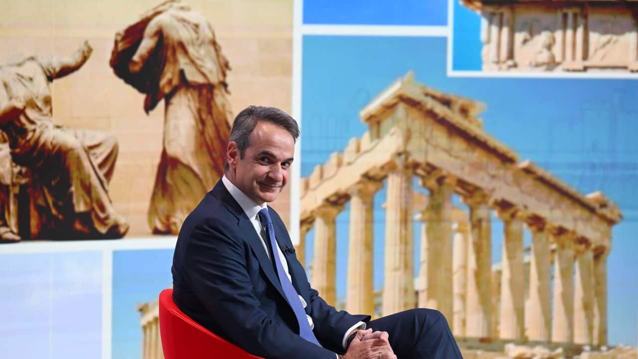 Greek PM Kyriakos Mitsotakis at 'Sunday with Laura Kuenssberg'
