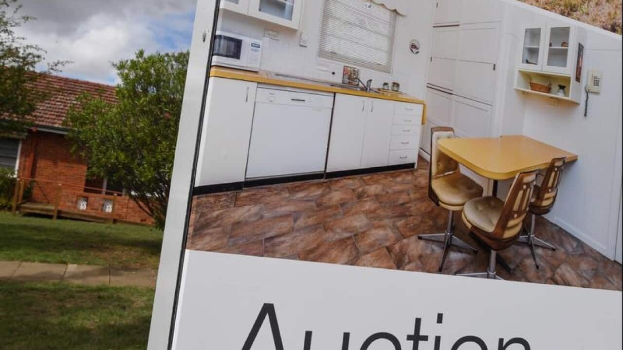 A file image of a real estate advertising board