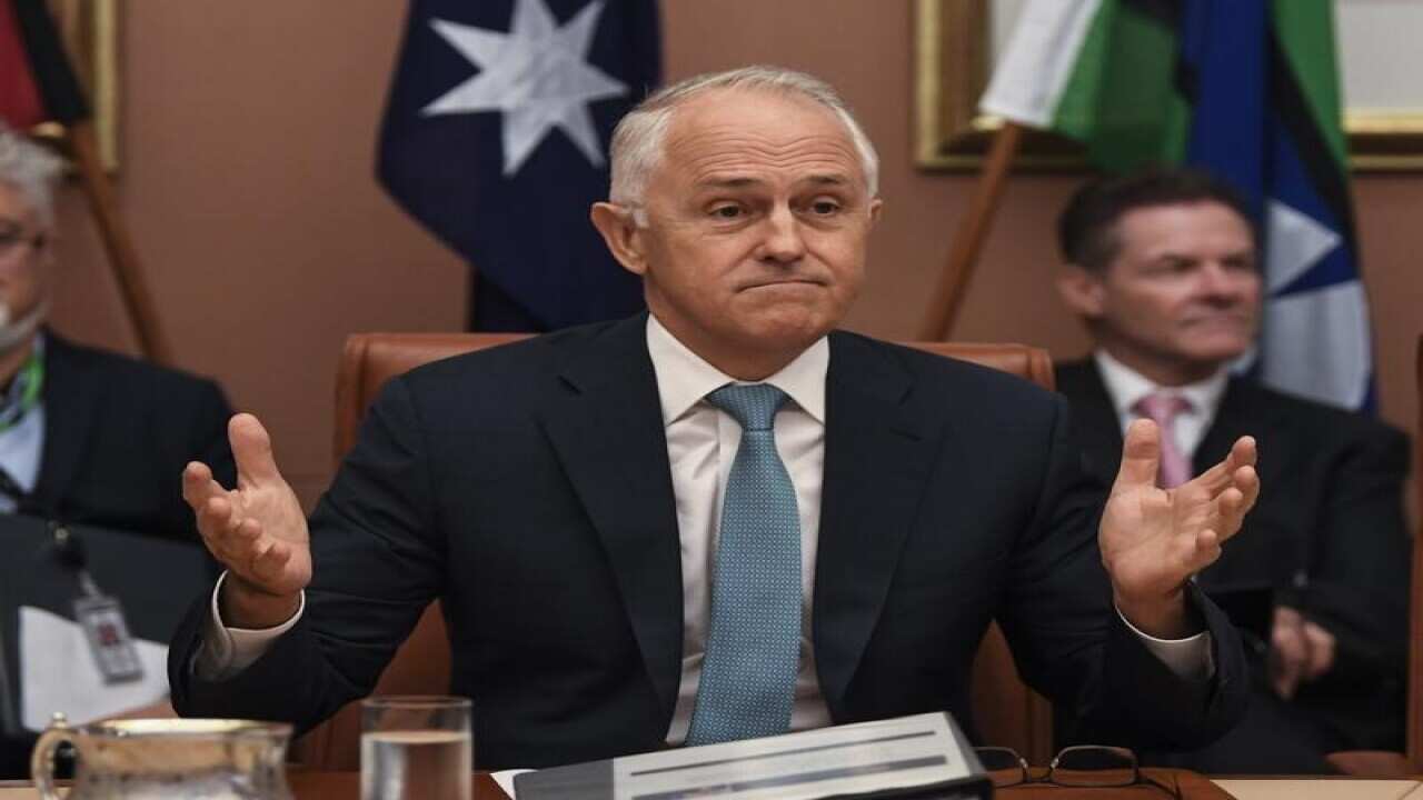 Malcolm Turnbull discussed hospital funding with state leaders in Canberra.