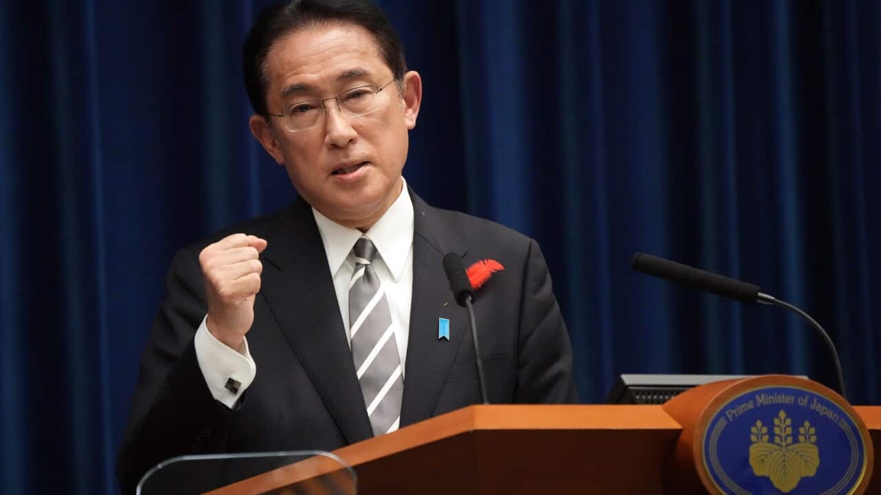 Japanese Prime Minister Fumio Kishida