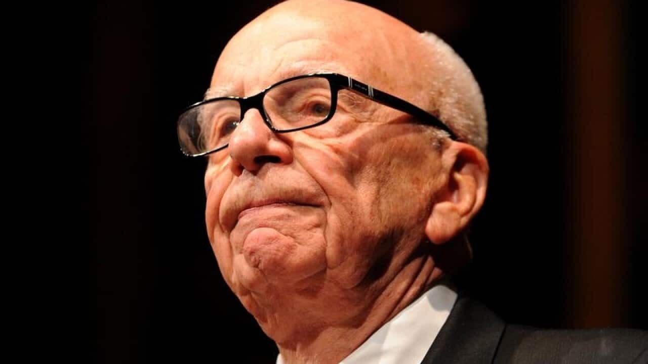 headshot of News Corp founder, chair and CEO Rupert Murdoch