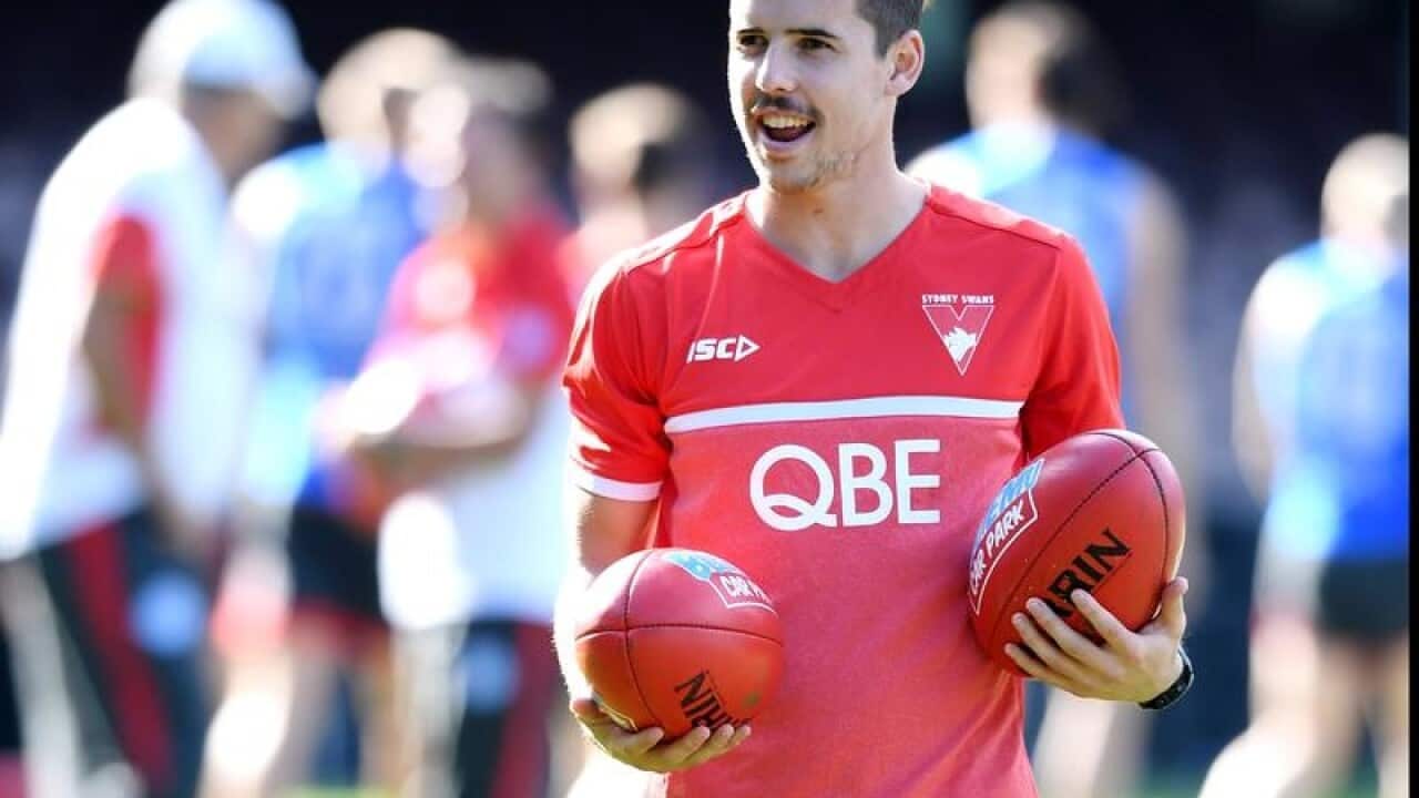 Sydney Swans AFL player Jake Lloyd