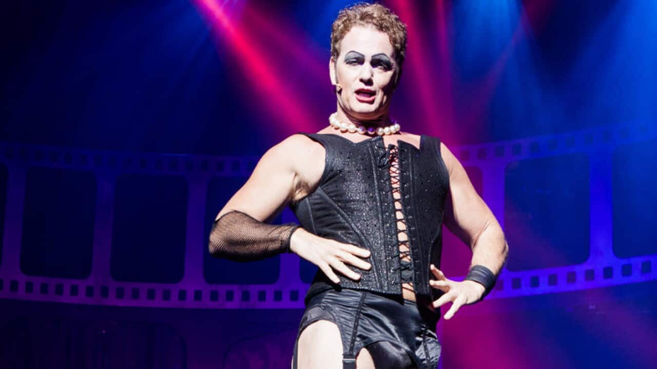 Craig McLachlan starring as Dr Frank-N-Furter in the Rocky Horror Show
