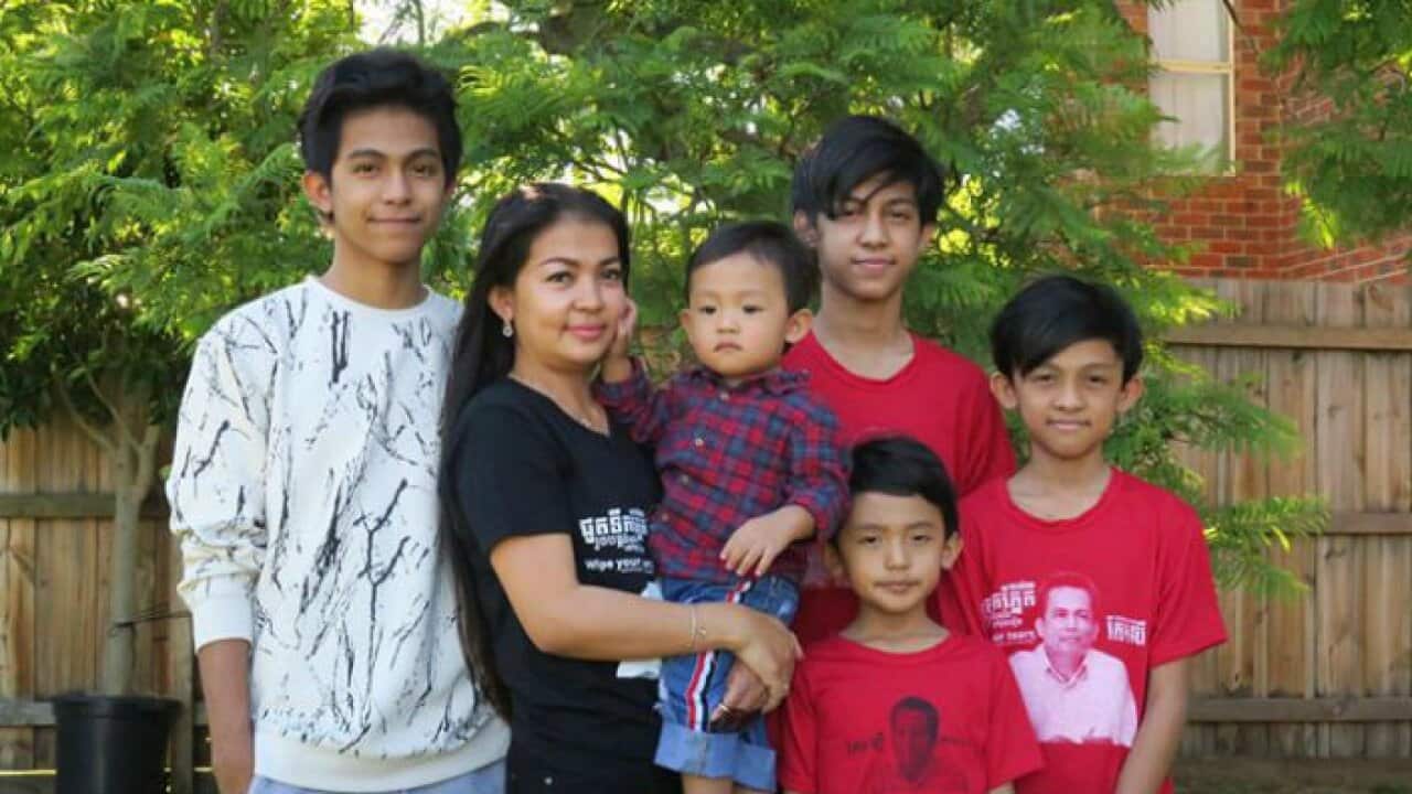 Dr. Kem Ley's family in Melbourne