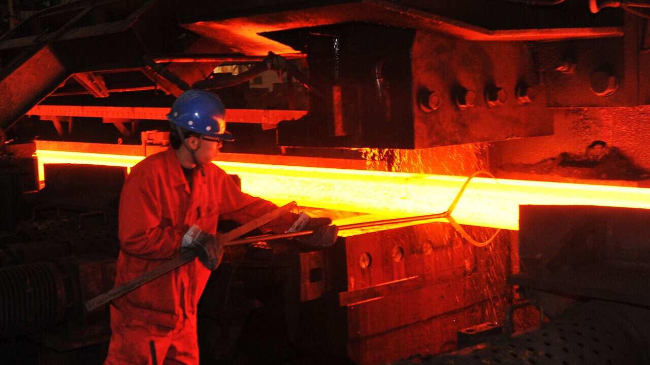 fábrica de acero