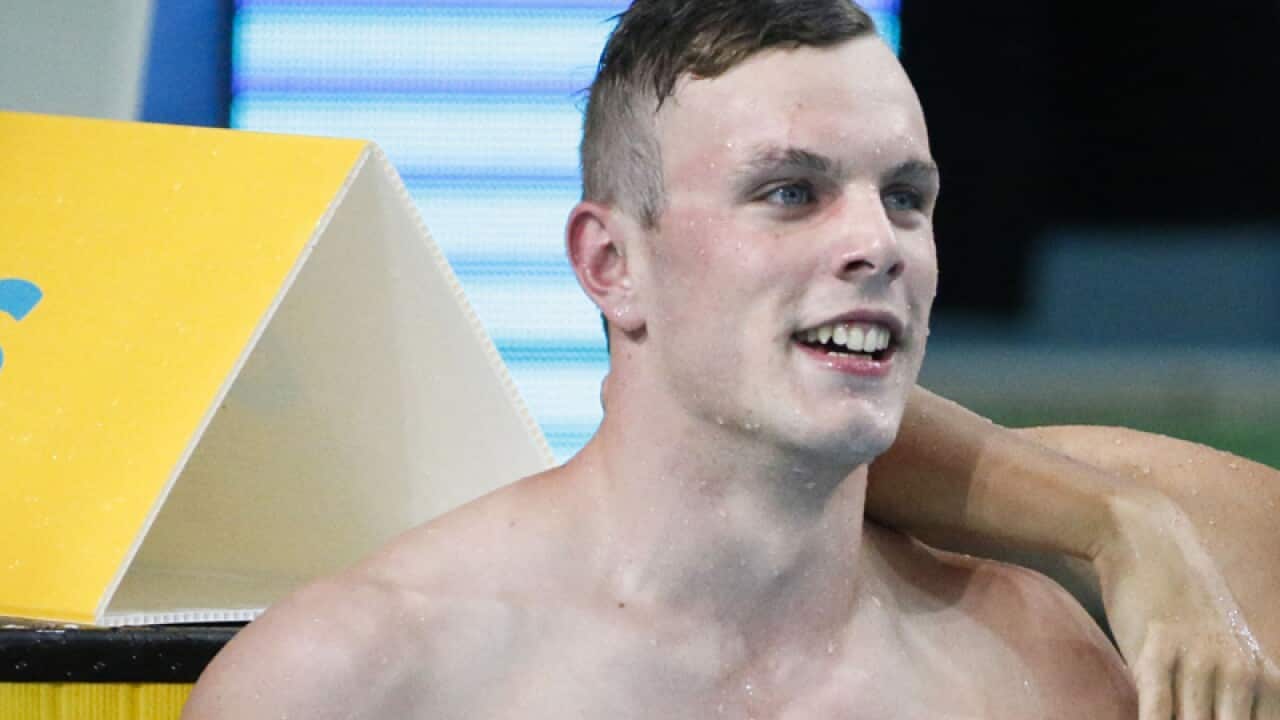 Australian swimming star Kyle Chalmers