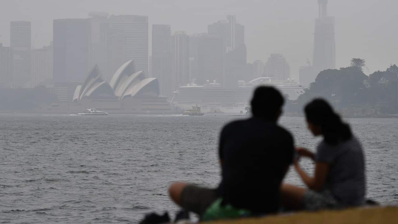 Hazy images like this have been putting tourists off visiting Australia
