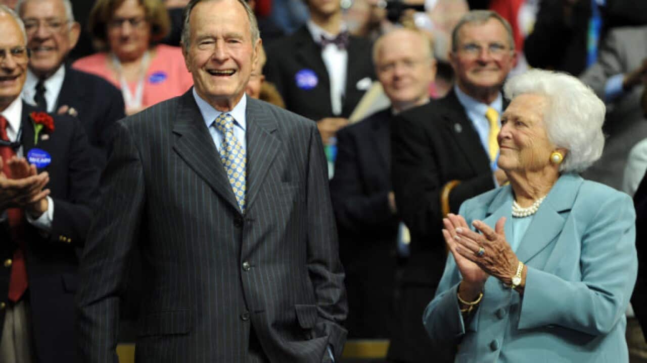 Archive image of the Former President George H.W. Bush (AAP)