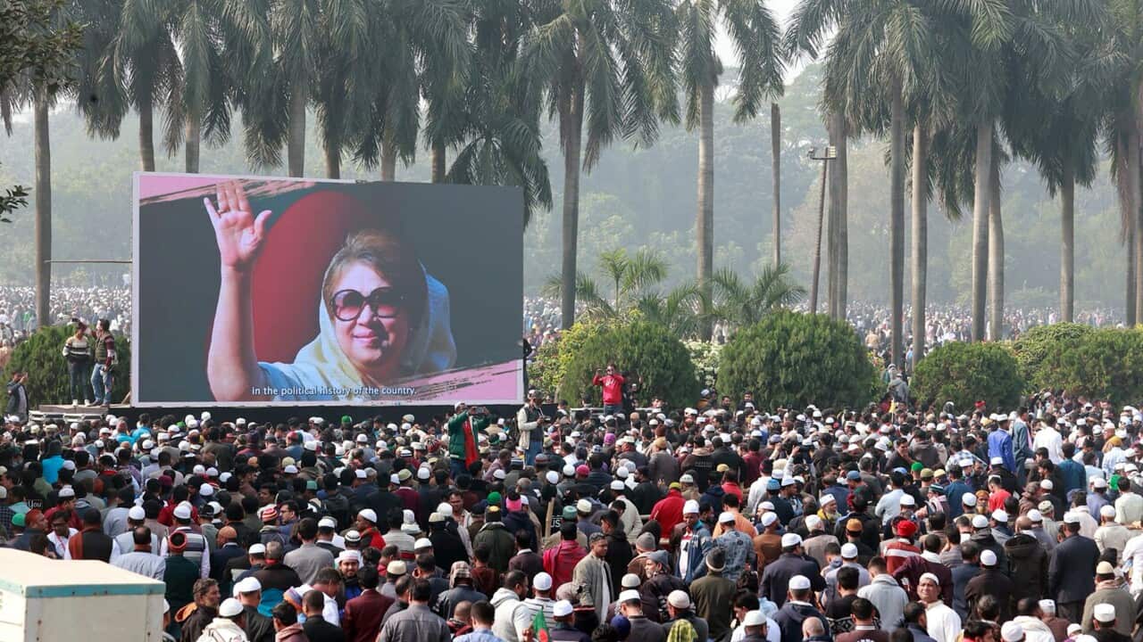 Funeral of Bangladesh’s former Prime Minister Khaleda Zia in Dhaka