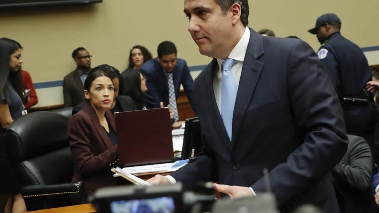 Michael Cohen during his session on Wednesday