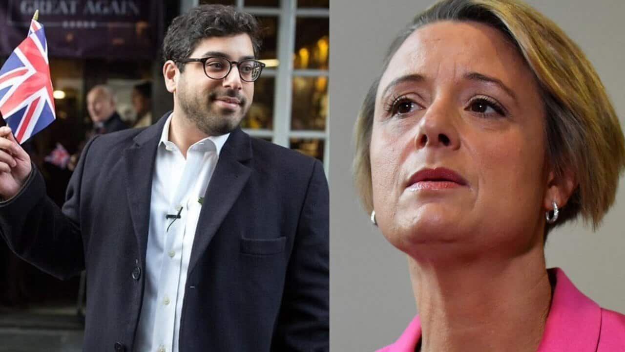 Labor wants right wing figure Raheem Kassam (left) banned from Australia.