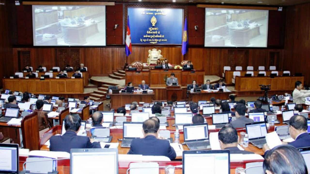 Cambodia National Assembly meeting
