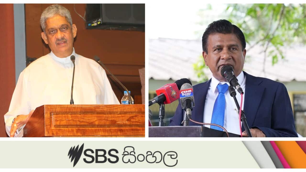 Sarath Fonseka and Wijedasa Rajapaksha announce their contest for the presidential election