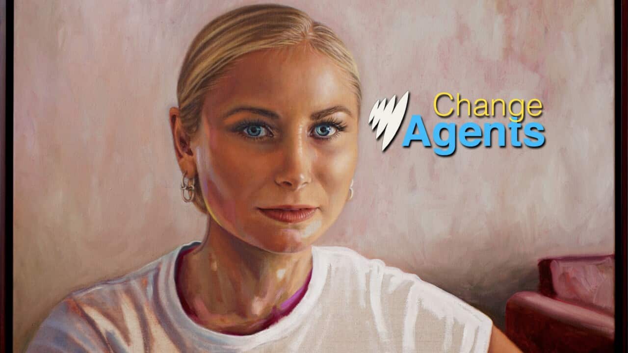 Kirsty Neilson's portrait of Grace Tame