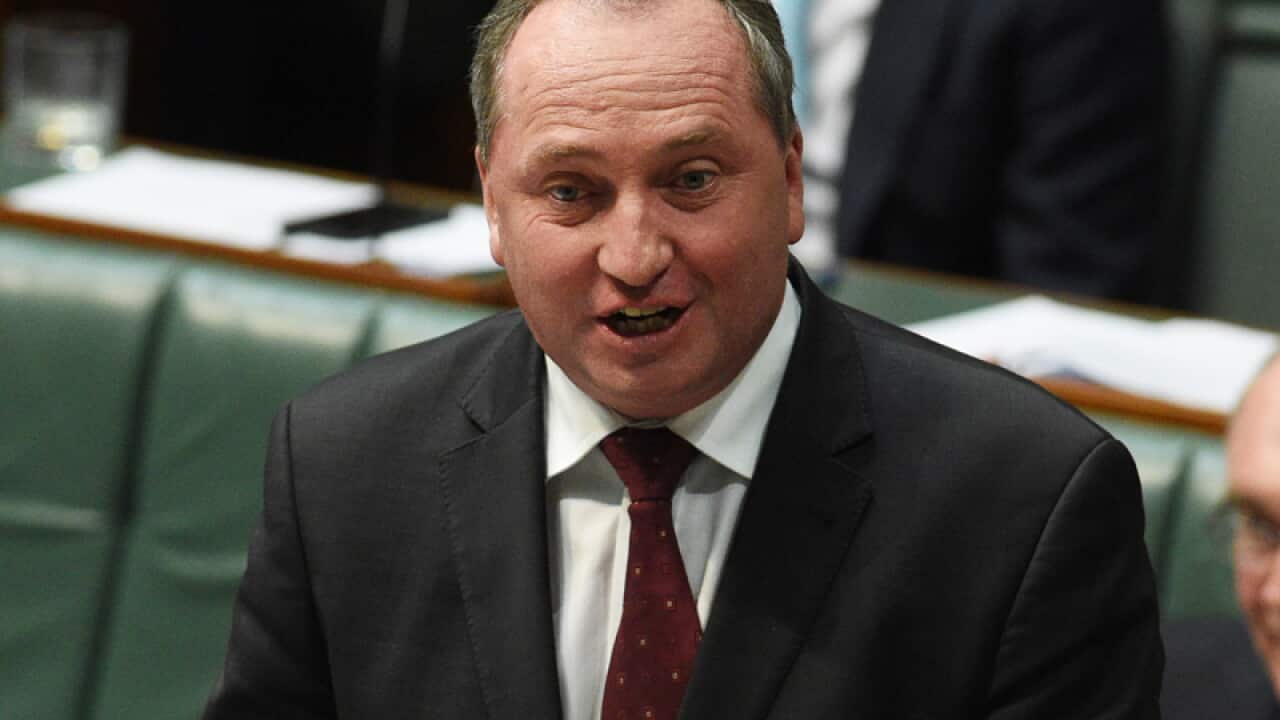 Agriculture Minister Barnaby Joyce