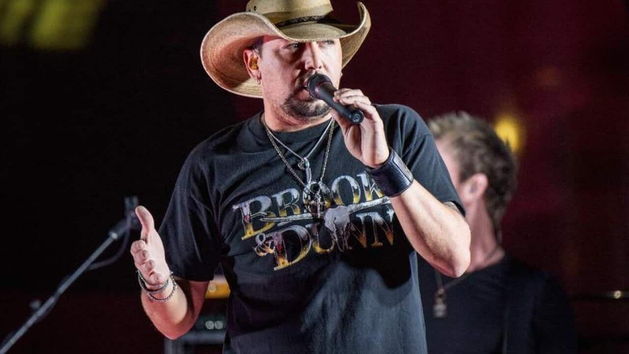 Country music singer Jason Aldean