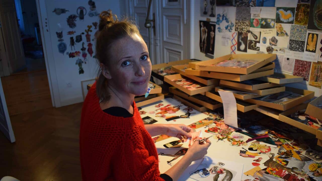 Harriet Clare Australian artist in Berlin Daniel Salg SBS German