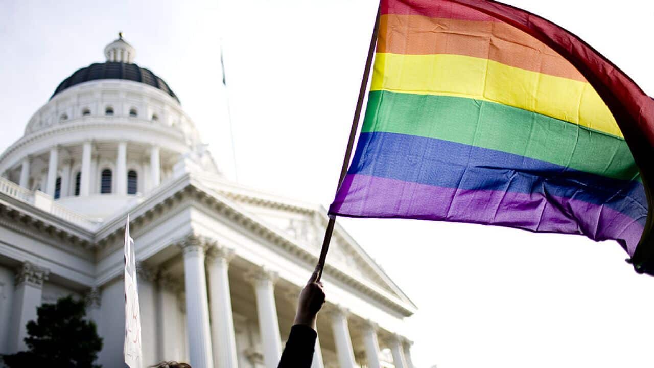 Rally On Steps Of California State Capitol Protests Passage Of Prop 8