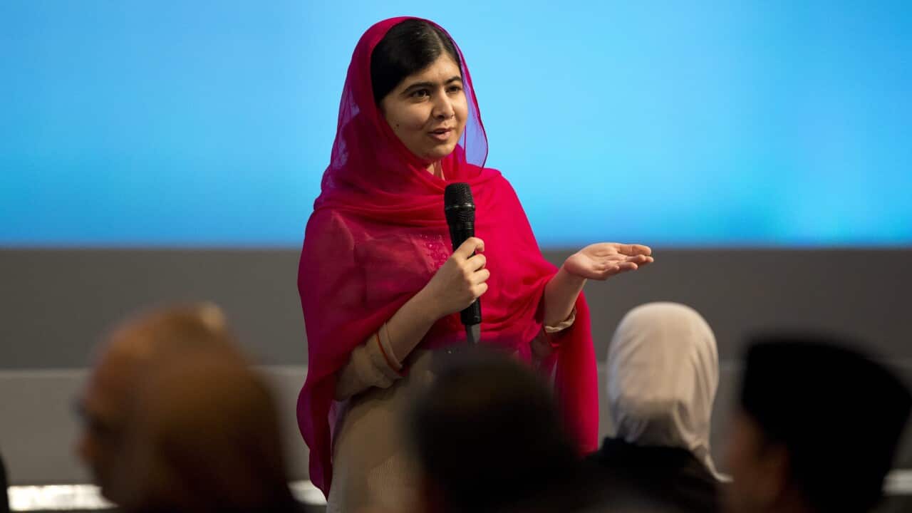 Nobel Peace Prize winner Malala Yousafzai