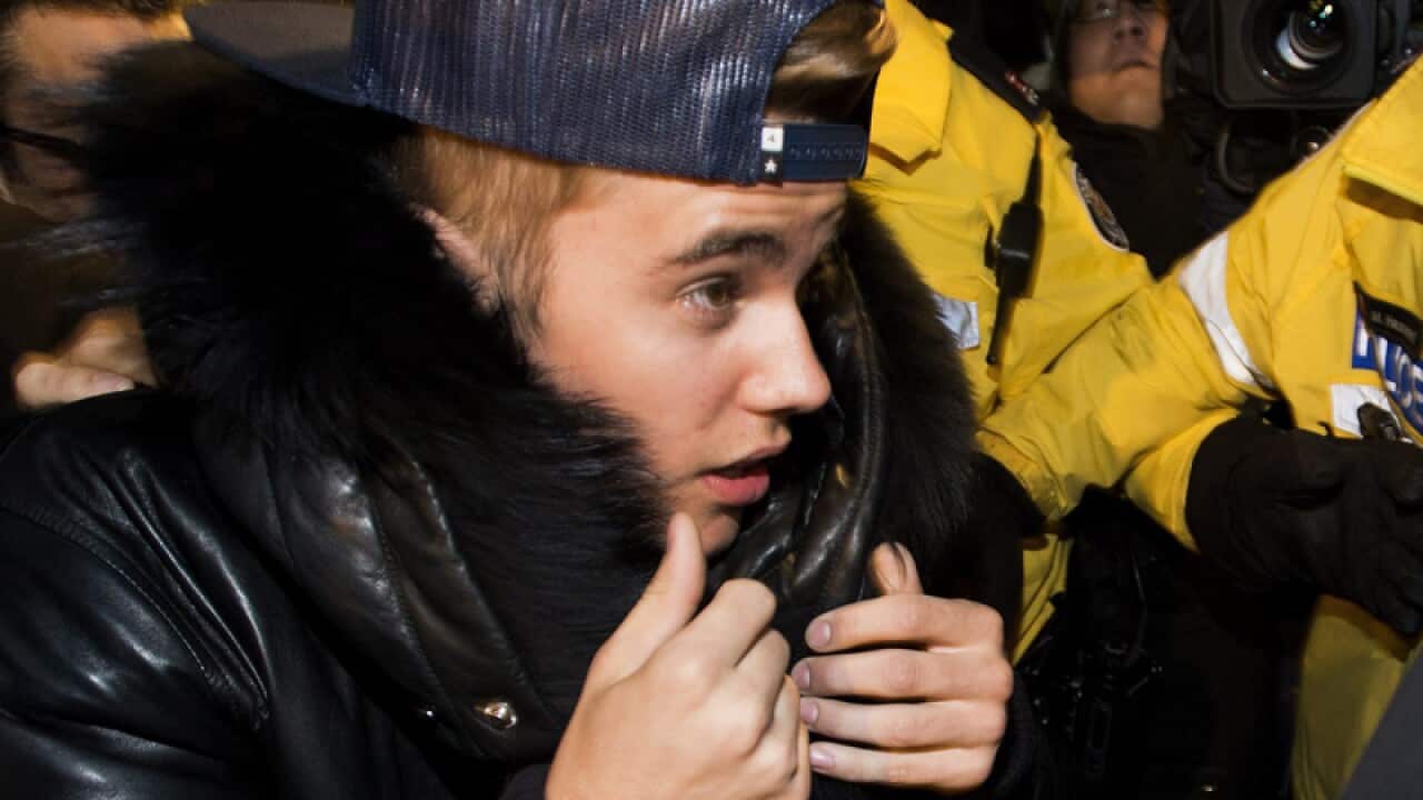 Canadian musician Justin Bieber