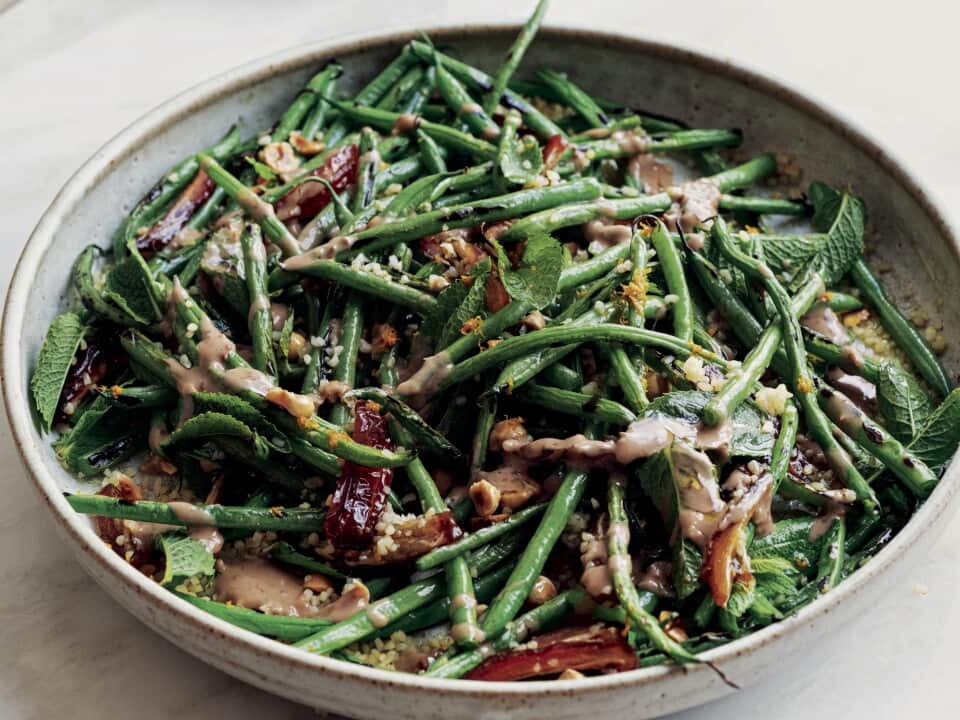 Charred Green Bean Salad