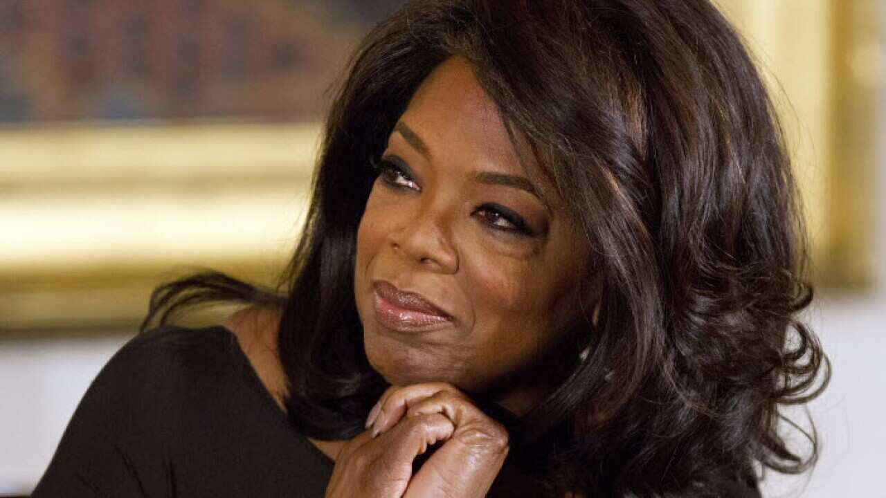 Oprah Winfrey listens in the East Room of the White House in Washington, during a ceremony where President Barack Obama awarded Presidential Medals of Freedom.