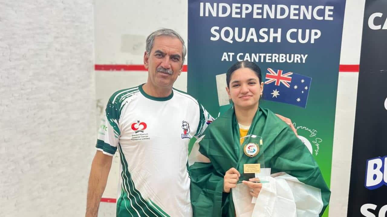 Sana Bahadur with her father Sher Bahadur