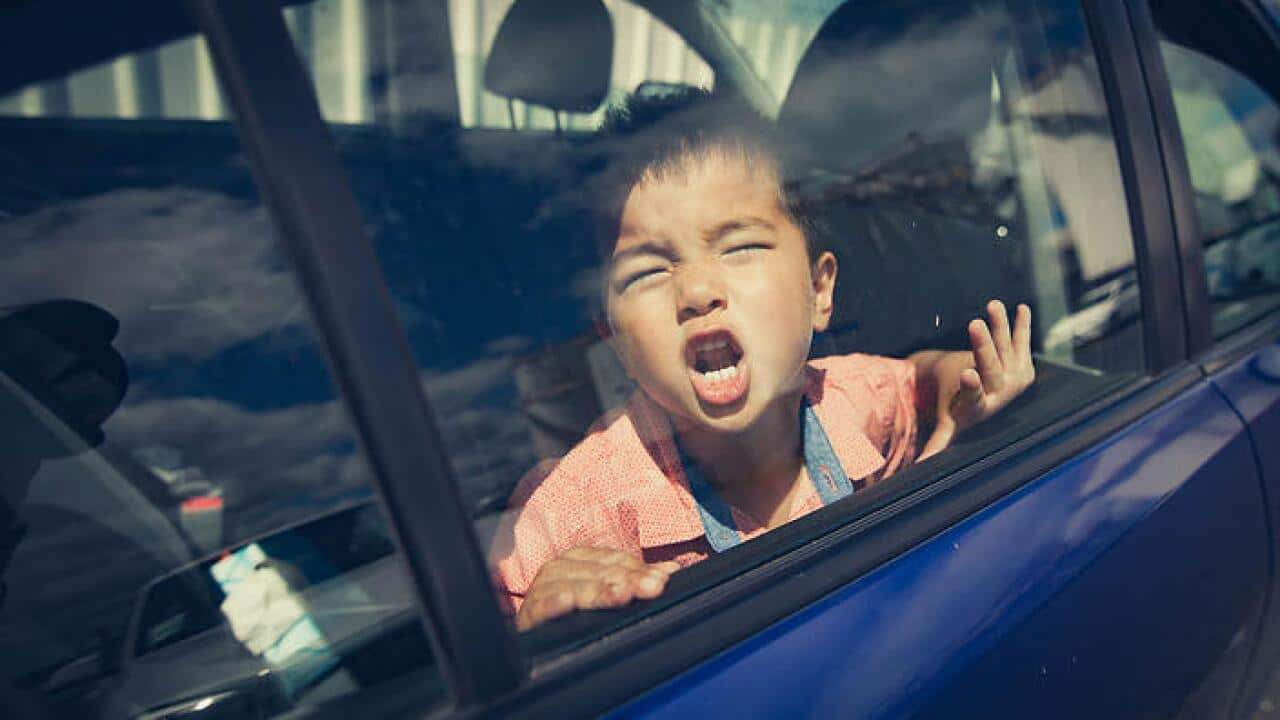 Los peligros de dejar a niños solos dentro del auto en verano