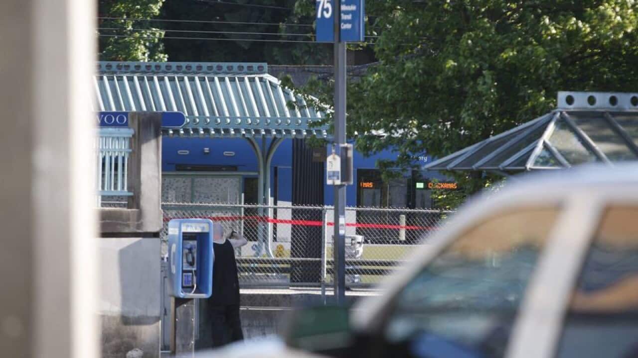 Metropolitan Area Express train station in northeast Portland