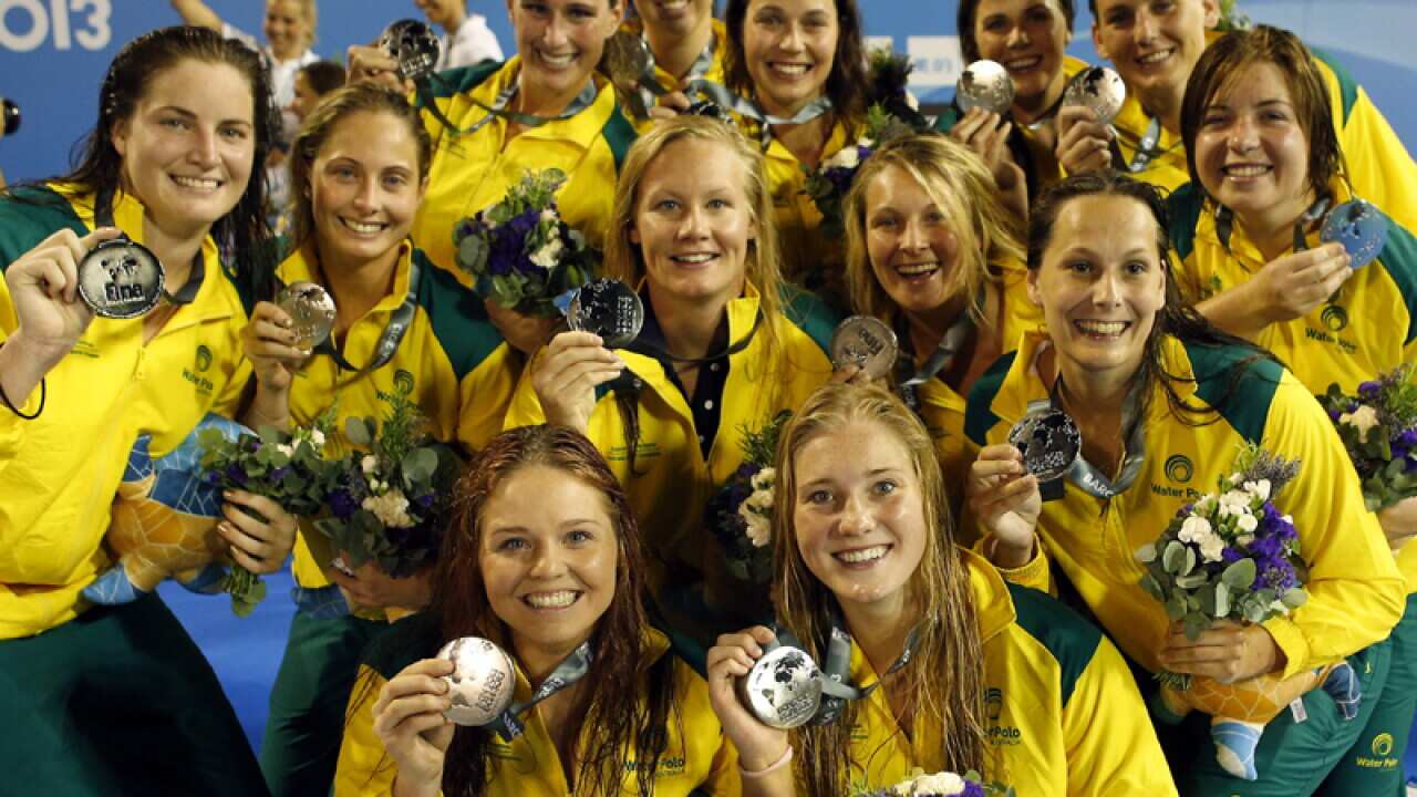 Australia's female water polo team