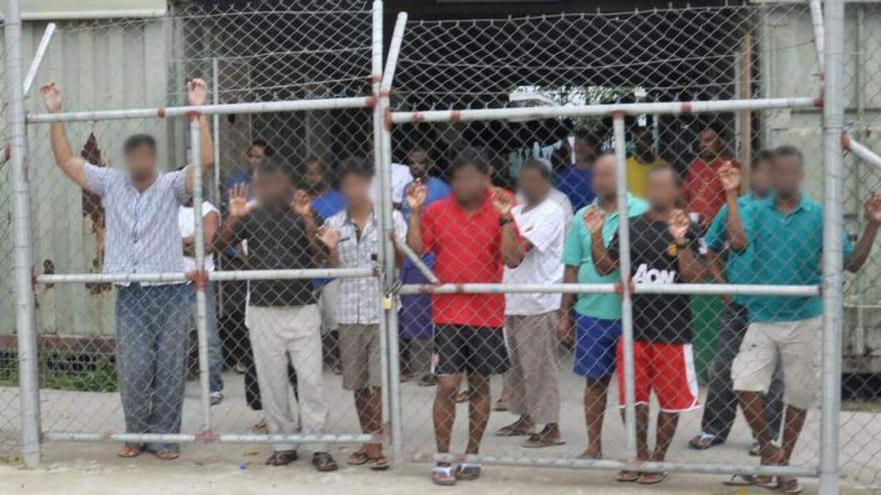 Refugees detained at Manus Asylum Seeker Processing Centre, PNG.