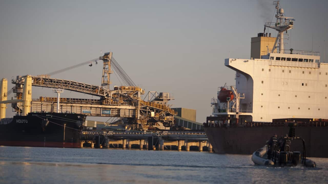 A general view of the Port of Newcastle