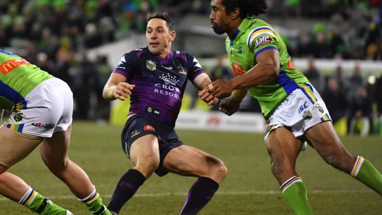 Melbourne Storm's Billy Slater
