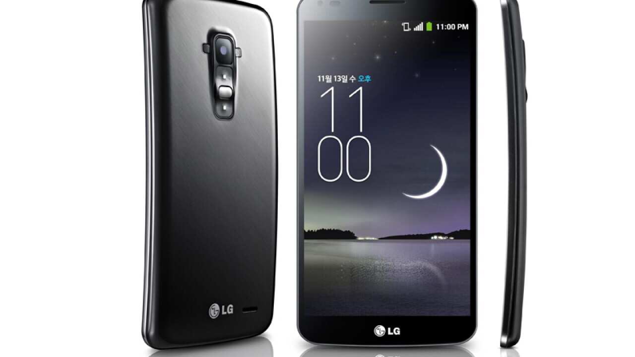LG Electronics' G-Flex smartphone