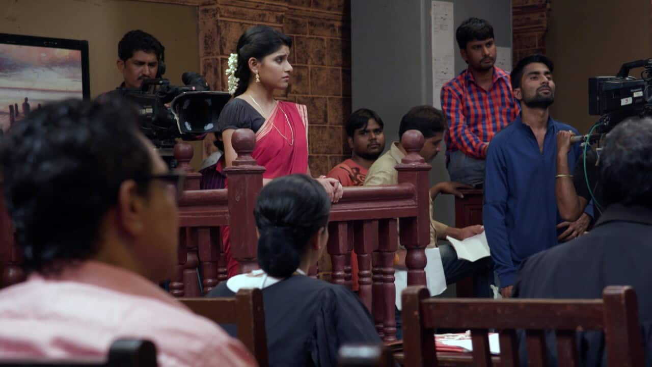 On the set of 'Court of Sex', a controversial new Indian web series.