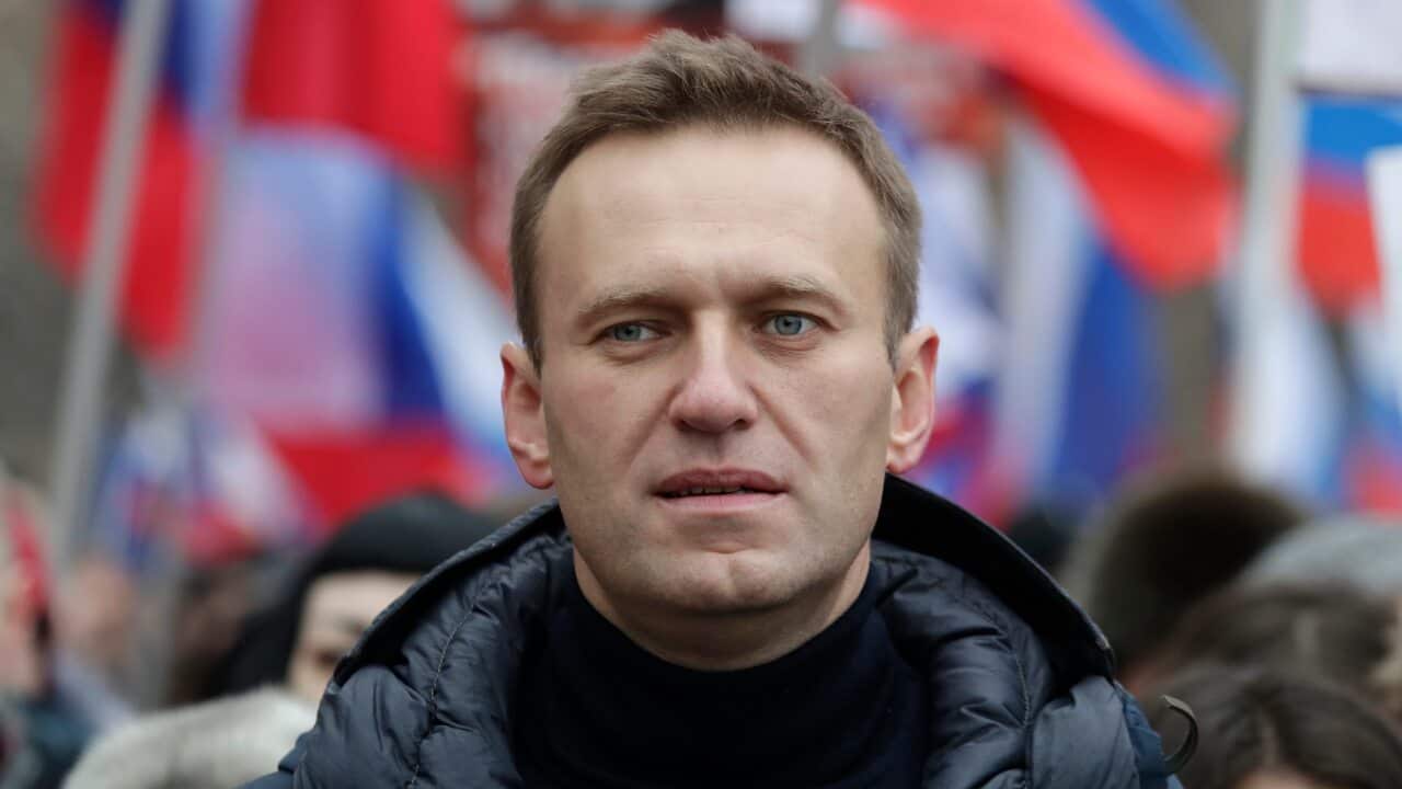 Russian opposition activist Alexei Navalny.