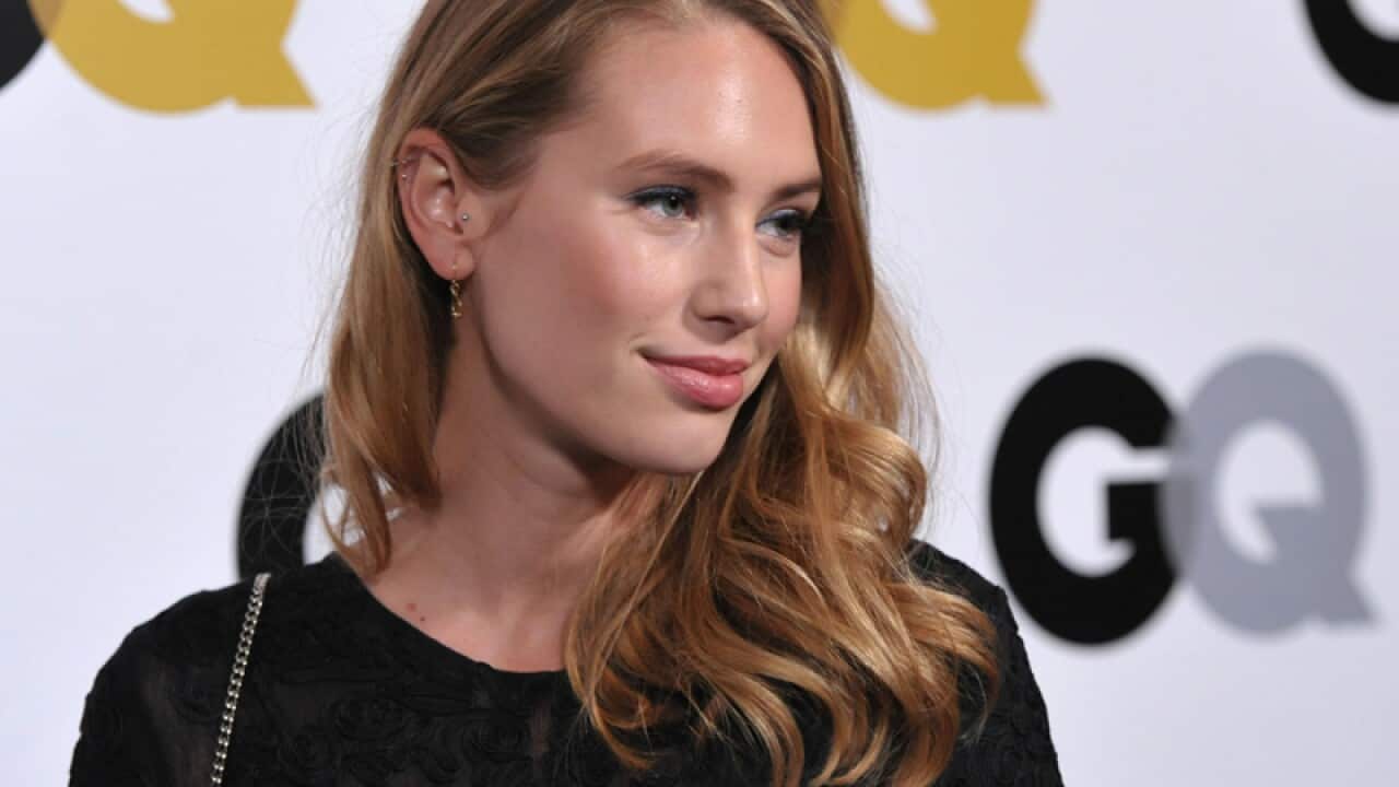Dylan Penn arrives at an event at The Ebell Theatre in Los Angeles