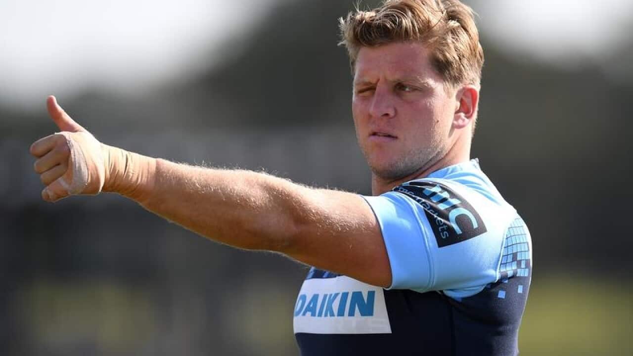 Damien Fitzpatrick of the NSW Waratahs
