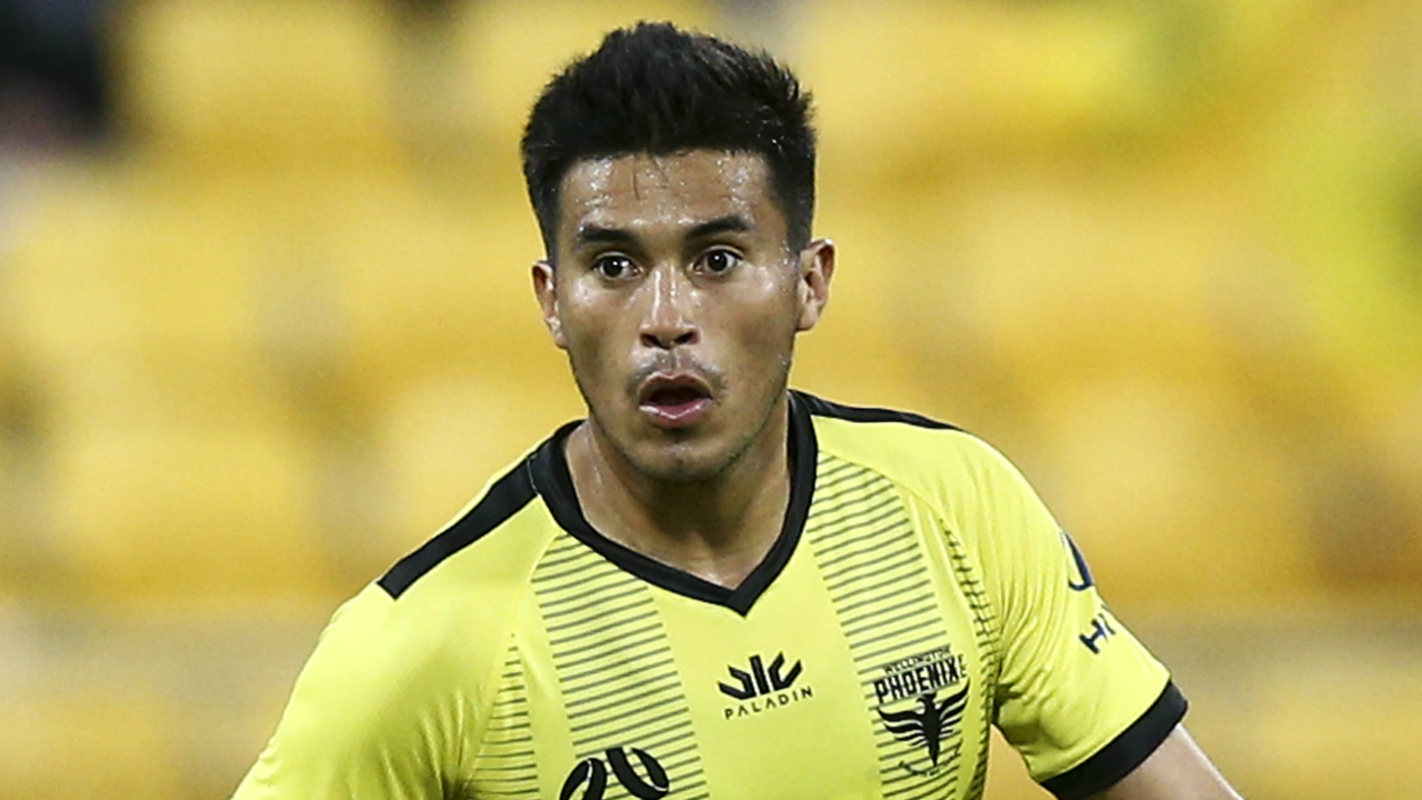 Ulises Davila in action for Wellington Phoenix