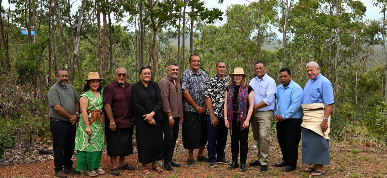 Diplomacy and dance as international Indigenous communities connect at Garma