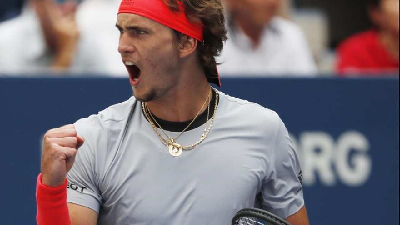 Alexander Zverev of Germany.