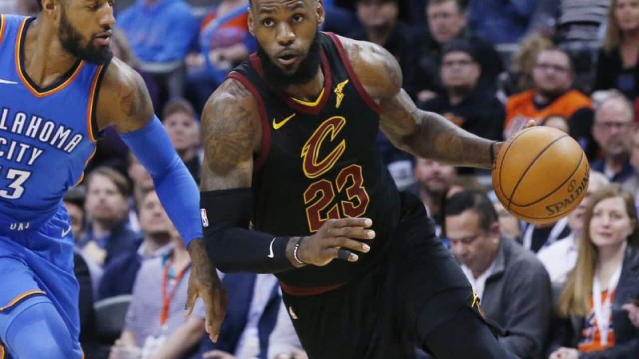 Cleveland Cavaliers forward LeBron James