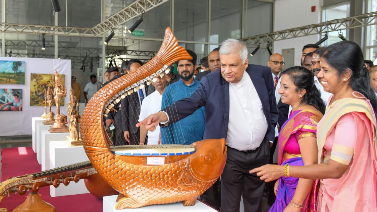 Sri Lankan President Ranil Wickremesinghe declares open Jaffna Cultural Centre for people