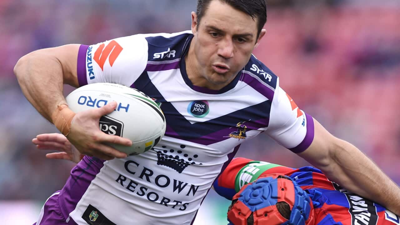 Melbourne Storm halfback Cooper Cronk