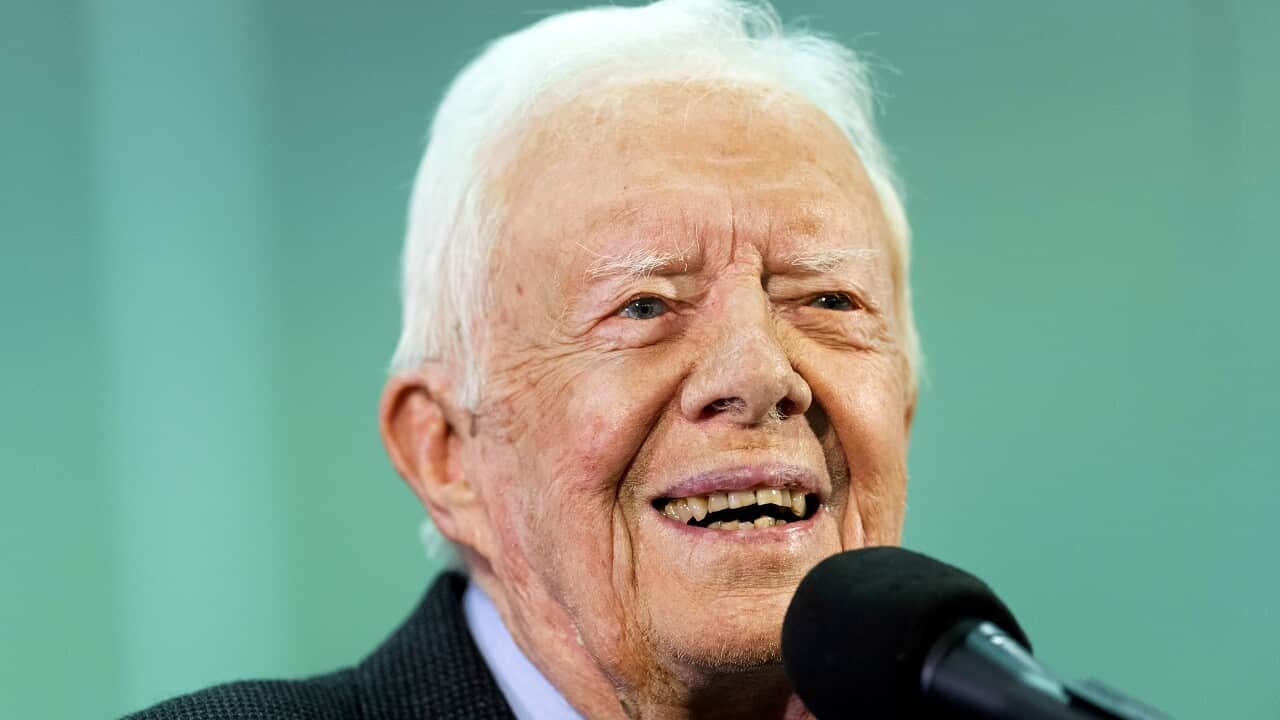 Former President Jimmy Carter in September.