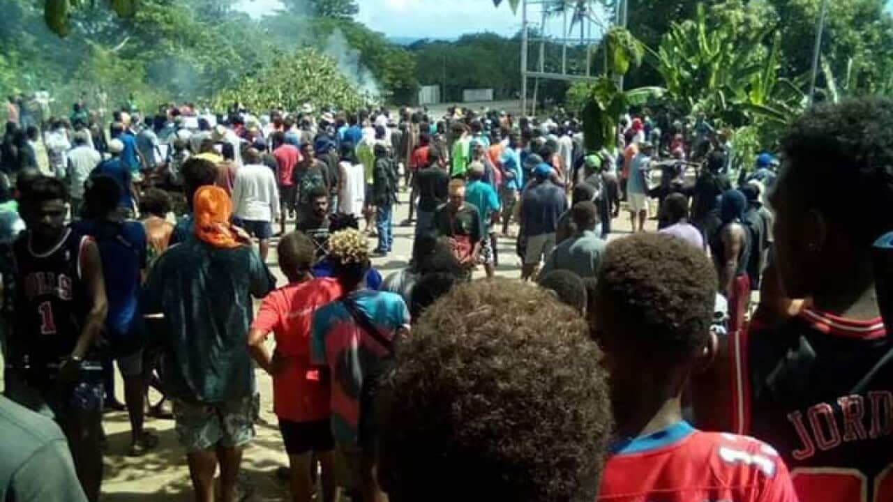 Protesters returned to the streets on Thursday in Honiara