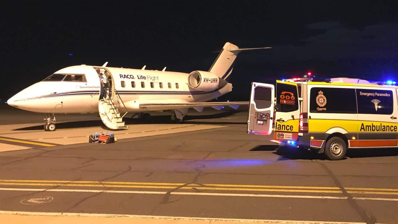 A gas blast is being blamed for an underground explosion that's left four coal miners fighting for life and a fifth seriously injured.