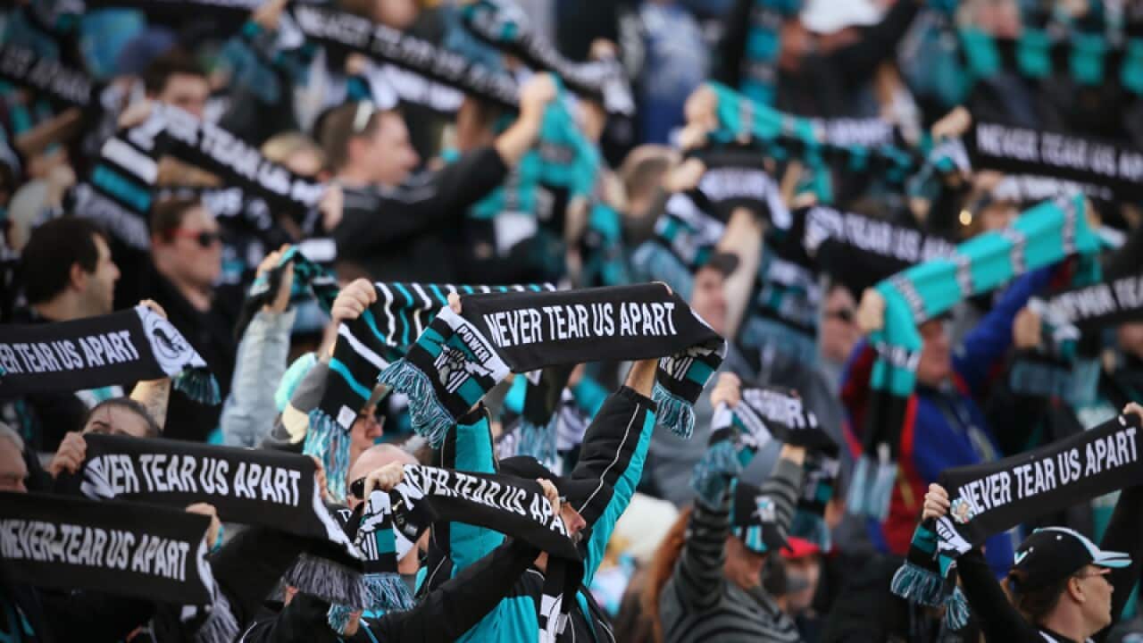 Port Adelaide Power fans