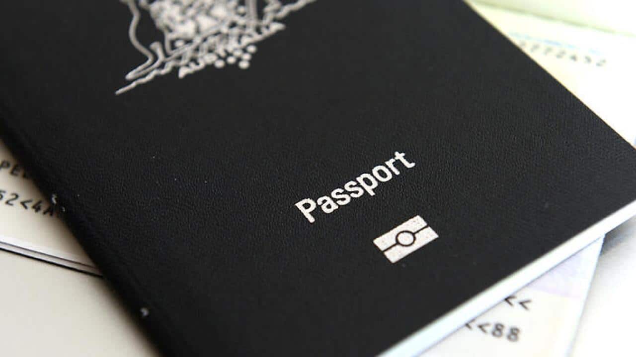 An Australian passport pictured in Brisbane, Thursday, July 25, 2013. (AAP Image/Dan Peled) NO ARCHIVING